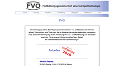 Desktop Screenshot of fvo-vet.de